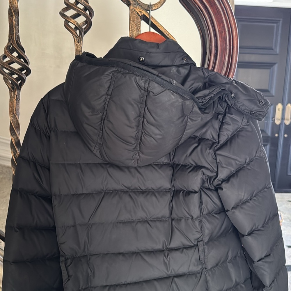 Gently used moncler coat w belt down coat - Picture 7 of 9